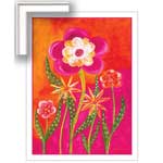 Fire Flowers - Framed Print