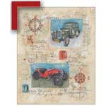 Vintage Cars - Contemporary mount print with beveled edge