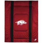 Arkansas Razorbacks Side Lines Comforter