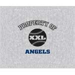 LA Angels of Anaheim 58" x 48" "Property Of" Blanket / Throw