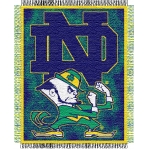 Notre Dame Fighting Irish NCAA College "Focus" 48" x 60" Triple Woven Jacquard Throw