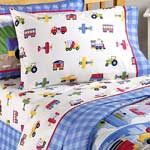 Trains, Planes and Trucks Full Sheet Set