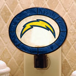 San Diego Chargers NFL Art Glass Nightlight