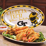 Georgia Tech Yellowjackets NCAA College 12" Ceramic Oval Platter