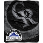 Colorado Rockies MLB "Retro" Royal Plush Raschel Blanket 50" x 60"