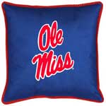 Mississippi Ole Miss Rebels Side Lines Toss Pillow