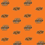 Oklahoma State Cowboys Fitted Crib Sheet - Orange