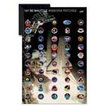 Space Shuttle Launch Patches - Framed Print