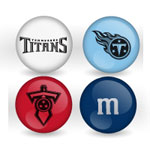 Tennessee Titans Custom Printed NFL M&M's With Team Logo