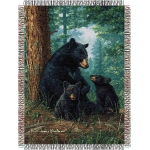 Hautman Bros. Naptime  48" x 60" Metallic Tapestry Throw