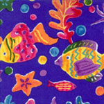 Wanda Royal Fabric by the Yard - Fish