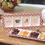 Alabama Crimson Tide NCAA College Gameday Ceramic Relish Tray