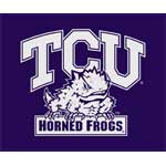 Texas Christian Horned Frogs 60" x 50" Classic Collection Blanket / Throw