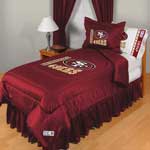 San Francisco 49ers Locker Room Comforter / Sheet Set