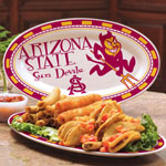 Arizona State Sun Devils NCAA College 12" Ceramic Oval Platter