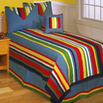 Cabana Twin Patch Quilt Set