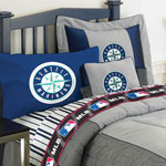 Seattle Mariners Twin Size Sheets Set