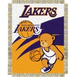 Los Angeles Lakers NBA Baby 36" x 46" Triple Woven Jacquard Throw