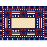 Stars & Flags Rug (5'3" x 7'6")