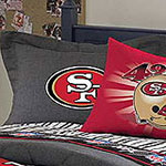 San Francisco 49ers NFL Team Denim Pillow Sham