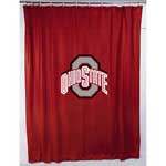 Ohio State Buckeyes Jersey Shower Curtain