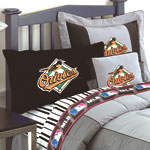 Baltimore Orioles Queen Size Sheets Set