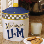Michigan Wolverines NCAA College Gameday Ceramic Cookie Jar