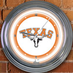 Texas Longhorns NCAA College 15" Neon Wall Clock