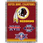 Washington Redskins NFL "Commemorative" 48" x 60" Tapestry Throw