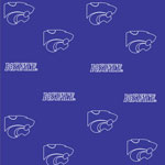 Kansas State Wildcats Fitted Crib Sheet - Purple