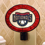 Washington Nationals MLB Art Glass Nightlight
