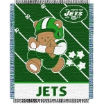 New York Jets NFL Baby 36" x 46" Triple Woven Jacquard Throw