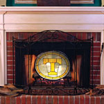 Tennessee Vols NCAA College Stained Glass Fireplace Screen