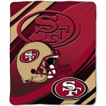 San Francisco 49ers NFL Micro Raschel Blanket 50" x 60"