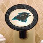 Carolina Panthers NFL Art Glass Nightlight