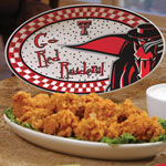 Texas Tech Red Raiders NCAA College 12" Gameday Ceramic Oval Platter