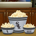 Chicago White Sox MLB Melamine 3 Bowl Serving Set