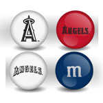 Los Angeles Angels Custom Printed MLB M&M's With Team Logo