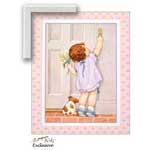 Grandma, Are You Home? - Framed Print