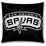 San Antonio Spurs NBA 16" Embroidered Plush Pillow with Applique