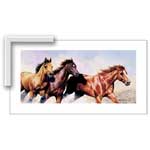 Wild and Free - Contemporary mount print with beveled edge
