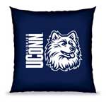 UCONN University of Connecticut Huskies 18" Toss Pillow