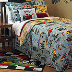 Petal to the Metal Reversible Twin Duvet Cover