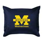 Michigan Wolverines Locker Room Pillow Sham