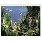 A Little More Fairy Dust - Contemporary mount print with beveled edge