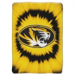 Missouri Tigers College "Tie Dye" 60" x 80" Super Plush Throw