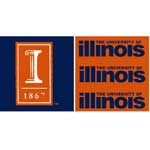 Illinois Illini 6" Tall Wallpaper Border