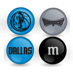 Dallas Mavericks Custom Printed NBA M&M's With Team Logo