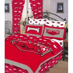 Arkansas Razorbacks 100% Cotton Sateen Twin Bed-In-A-Bag