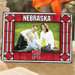 Nebraska Huskers NCAA College 6.5" x 9" Horizontal Art-Glass Frame